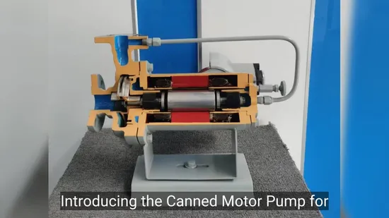 Advanced Horizontal Hermetic Chemical Handling Sealess Canned Motor Pump for Industrial Use